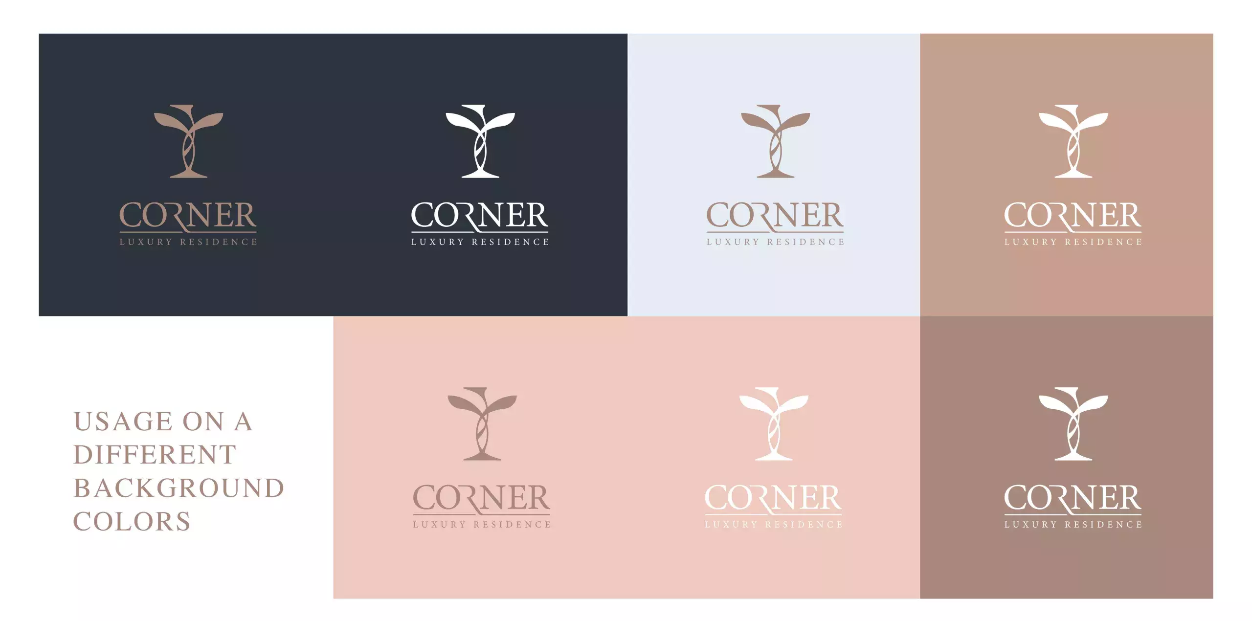 logo on different backgrounds